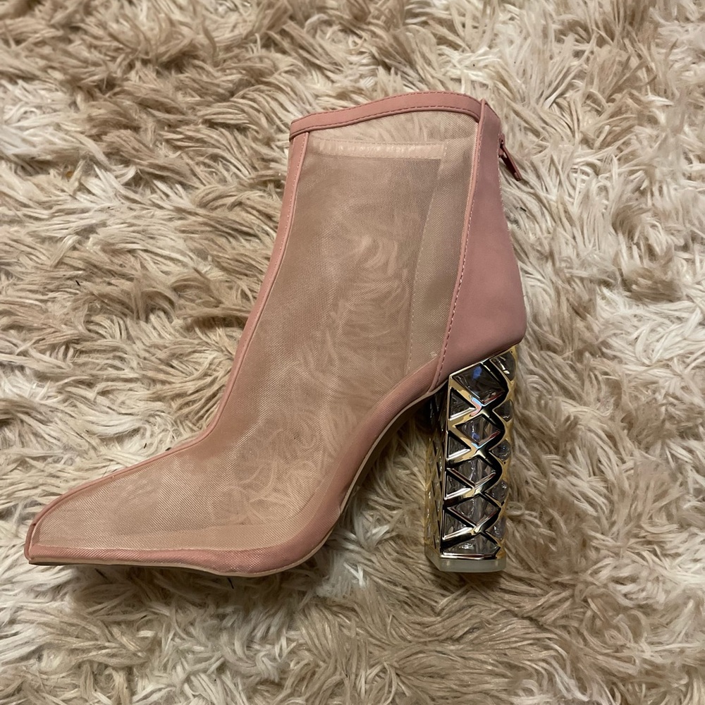Mauve Booties
